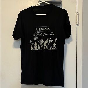 Vintage super soft men’s Genesis tour shirt Black Graphic Tee - Short Sleeve
